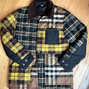 Burberry quilted jacket. sz S. Men’s